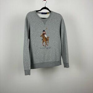 VINTAGE POLO RALPH LAUREN POLO BEAR  CREWNECK SIZE MEDIUM